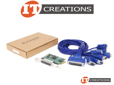 AXXON RS232 8 PORT PCI-E CONTROLLER CARD - WITH 16C950 UART CABLE video