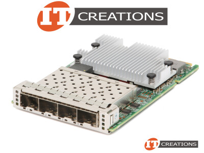 BROADCOM 57504 OCP 3.0 NIC 25GBE QUAD PORT SFP28 OCP3 MEZZANINE CARD - BCM57504 / BCM957504 10/25GBE / 10GB/S 25GB/S ETHERNET 4-PORT / QP10 QP25 / S28 OPEN COMPUTE PROJECT GEN3 NETWORK INTERFACE ADAPTER SUPPORTS PCI-E 4.0 X16 SPEEDS ( 4 ) FOUR SMALL FORM FACTOR PLUGGABLE 28 TRANSCEIVER SLOTS - ( CRD, NTWK, BCME, OCP3, 25G, 4P, V3 ) video