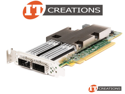 DELL / BROADCOM 57508 NIC 100GBE DUAL PORT QSFP PCI-E 4.0 X16 NETWORK INTERFACE CARD - BCM57508 / BCM957508 100GB/S ETHERNET 2-PORT / 100GQSFP 2P / DP100 ( 2 ) TWO QUAD SMALL FORM FACTOR PLUGGABLE TRANSCEIVER SLOTS ( QSFP56 / QSFP28 / QSFP+ ) video