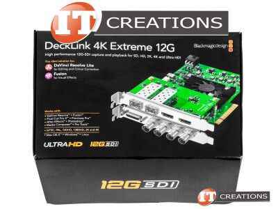 BLACKMAGIC DECKLINK 4K EXTREME 12G DESKTOP VIDEO SOLUTION video