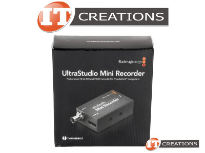BLACKMAGIC DESIGN ULTRASTUDIO MINI RECORDER POCKET SIZED 10 BIT SDI AND HDMI RECORDER video