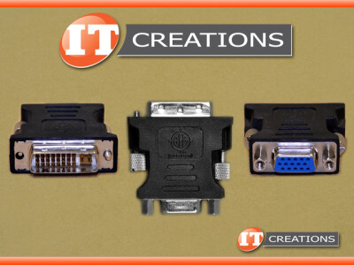 DVI TO VGA CONNECTOR DVI-I (MALE) CONNECTOR TO 15 PIN VGA (FEMALE) CONNECTOR video