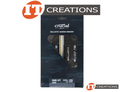 CRUCIAL BY MICRON 16GB ( 2 X 8GB ) PC4-25600 DDR4-3200 UNBUFFERED NON ECC CL16 288 PIN 1.35V MEMORY MODULE - BALLISTIX GAMING ( PC4-3200 ) video