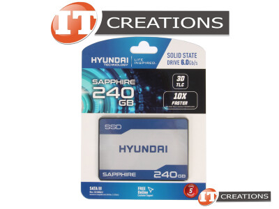 HYUNDAI 240GB TLC SATA III 2.5 INCH SMALL FORM FACTOR SFF 7MM SAPPHIRE 3D TRIPLE LEVEL CELL 6GB/S READS 500MB/S WRITES 400MB/S SOLID STATE HARD DRIVE SSD ( C2S3T/240G ) video