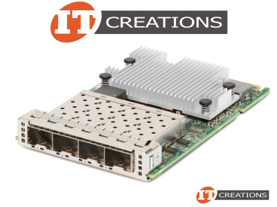 DELL / BROADCOM 57504 OCP 3.0 NIC 25GBE QUAD PORT SFP28 OCP3 MEZZANINE CARD - BCM57504 / BCM957504 10/25GBE / 10GB/S 25GB/S ETHERNET 4-PORT / QP10 QP25 / S28 OPEN COMPUTE PROJECT GEN3 NETWORK INTERFACE ADAPTER SUPPORTS PCI-E 4.0 X16 SPEEDS ( 4 ) FOUR SMALL FORM FACTOR PLUGGABLE 28 TRANSCEIVER SLOTS - ( CRD, NTWK, BCME, OCP3, 25G, 4P, V3 ) video