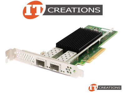 DELL / INTEL E810-XXVDA2 25GBE DUAL PORT SFP28 PCI-E 4.0 X8 ETHERNET NETWORK ADAPTER - ( 2 ) TWO SMALL FORM FACTOR PLUGGABLE 28 TRANSCEIVER SLOTS video