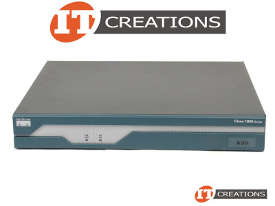 Cisco 1841 Modular Router with 2xFENet, 2 WAN slots, 32 FL/128 D video