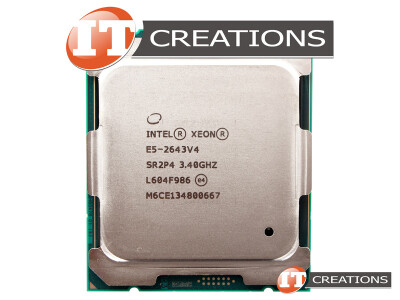 INTEL XEON 6 CORE PROCESSOR E5-2643V4 3.40GHZ 20MB SMART CACHE 9.6 GT/S BUS SPEED TDP 135W FCLGA2011-3 ( SOCKET R3 ) ( BROADWELL ) video