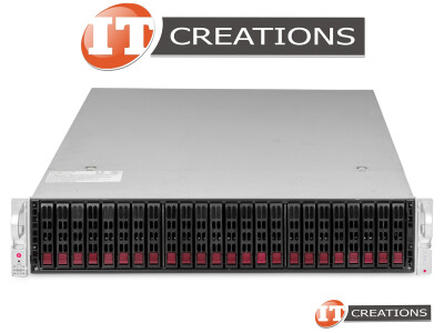 SUPERMICRO SUPERCHASSIS 216 2.5 INCH SMALL FORM FACTOR SFF 24 BAY WITH 2.5 INCH SMALL FORM FACTOR SFF 2 BAY 7 LOW PROFILE PCI SLOTS USED ( CSE-216 ) video