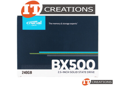 CRUCIAL BY MICRON 240GB 3D NAND SATA III 2.5 INCH SMALL FORM FACTOR SFF BX500 SERIES 6GB/S SATA3 READS 540MB/S WRITES 500MB/S SOLID STATE HARD DRIVE SSD video
