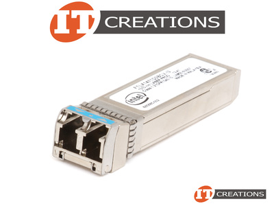 INTEL 10GBE 1310NM LC SFP+ TRANSCEIVER - FINISAR BASED 10GB/S ETHERNET LR LW / 10GBASE-LR/LW / 1000BASE-LX / 1GBE / LUCENT CONNECTOR SMALL FORM FACTOR video