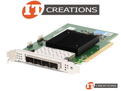 INTEL ETHERNET NETWORK ADAPTER E810-XXVDA4 25GBE QUAD PORT SFP28 PCI-E 4.0 X16 NETWORK CARD - 25 / 10 / 1GBE ( 25GB/S / 10GB/S / 1GB/S ) ( 4 ) FOUR SM video