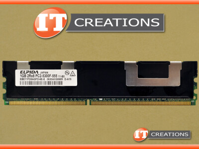 ELPIDA 1GB 2RX8 PC2-5300F FULLY BUFFERED ECC DDR2-667 MEMORY MODULE video