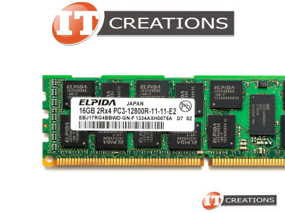 ELPIDA 16GB PC3-12800R DDR3-1600 REGISTERED ECC 2RX4 CL11 240 PIN 1.5V MEMORY MODULE video