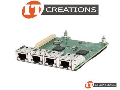 DELL / BROADCOM 5720 RNDC 1GBASE-T QUAD PORT RACK NETWORK DAUGHTER CARD - BCM5720 10 / 100 / 1000BASE-T / 1GB/S ETHERNET 4-PORT / 1GBE 4P QP1 SUPPORTS PCI-E 2.0 SPEEDS ( 4 ) FOUR RJ45 CONNECTORS ( RJ-45 ) video