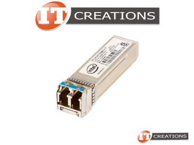 INTEL 10GBE 1310NM LC SFP+ TRANSCEIVER - FINISAR BASED 10GB/S ETHERNET LR LW / 10GBASE-LR/LW / 1000BASE-LX 1GBE / LUCENT CONNECTOR SMALL FORM FACTOR PLUGGABLE video
