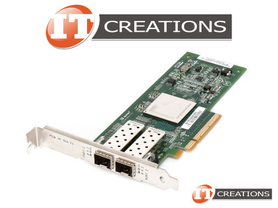DELL / MARVELL QLOGIC QLE2562 HBA 8GFC DUAL PORT SFP+ PCI-E 2.0 X4 HOST BUS ADAPTER - 8GB/S FIBRE CHANNEL 2-PORT / FC8 / DP8 SUPPORTS PCI-E 1.0 X8 SPEEDS ( X8 PHYSICAL INTERFACE ) ( 2 ) TWO SMALL FORM FACTOR PLUGGABLE PLUS TRANSCEIVER SLOTS video