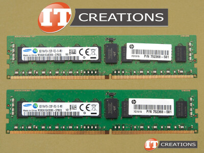 HP 16GB ( 2 X 8GB ) PC4-17000P-R DDR4-2133P REGISTERED 1RX4 CL15 288 PIN 1.20V MEMORY MODULE KIT video