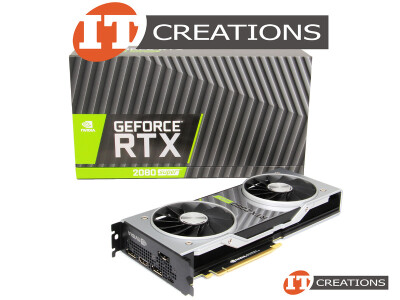Nvidia Geforce RTX 2080 Super Turing GPU Founders Edition 8GB 3072 Cores Memory Interface 256 BIT Gddr6 Memory Bandwidth 496gb/s PCI-E 3.0 X16 Graphics Processing Unit Video Card - MEM Speed 15.5gb/s Boost Clock 1815mhz video