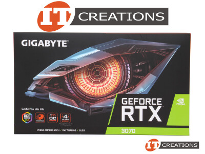 GIGABYTE NVIDIA GEFORCE RTX 3070 GAMING OC 8G GPU 8GB 5888 CUDA CORES MEMORY INTERFACE 256 BIT GDDR6 MEMORY BANDWIDTH 448GB/S PCI-E 4.0 X16 ( 2 ) TWO DISPLAYPORTS DP ( 2 ) TWO HDMI GRAPHICS PROCESSING UNIT VIDEO CARD - AMPERE ARCHITECTURE OVERCLOCKING WINDFORCE 3X FAN COOLING SYSTEM RGB FUSION 2.0 video