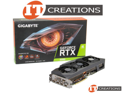 GIGABYTE NVIDIA GEFORCE RTX 3080 GAMING OC 10G GPU 10GB 8704 CUDA CORE MEMORY INTERFACE 320 BIT GDDR6X MEMORY BANDWIDTH 760GB/S PCI-E 4.0 X16 GRAPHICS PROCESSING UNIT VIDEO CARD - AMPERE ARCHITECTURE WINDFORCE 3X FAN COOLING SYSTEM WITH ALTERNATE SPINNING RGB FUSION 2.0 video