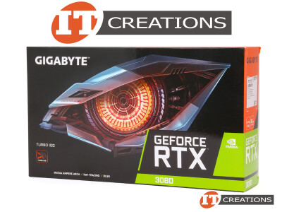 GIGABYTE NVIDIA GEFORCE RTX 3080 TURBO 10G REV2.0 GPU LHR VERSION 10GB 8704 CUDA CORES MEMORY INTERFACE 320 BIT GDDR6 MEMORY BANDWIDTH 760GB/S PCI-E 4.0 X16 ( 2 ) TWO DISPLAYPORTS DP ( 2 ) TWO HDMI GRAPHICS PROCESSING UNIT VIDEO CARD - AMPERE ARCHITECTURE ( REV 2.0 GPU IS LITE HASH RATE ) video