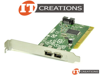 DELL / LSI FW323 PHY / LINK PCI 33MHZ FIREWIRE DUAL IEEE-1394 PORT NETWORK CARD - HALF HEIGHT CARD WITH FULL HEIGHT / HIGH PROFILE BRACKET video