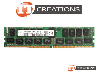 SK HYNIX 16GB PC4-19200 DDR4-2400T-R REGISTERED ECC 2RX4 CL17 288 PIN 1.20V MEMORY MODULE ( PC4-2400T-R ) video