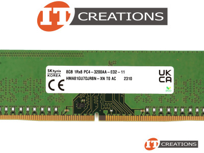 SK HYNIX 8GB PC4-25600AA-E DDR4-3200AA-E UNBUFFERED ECC 1RX8 CL22 288 PIN 1.20V MEMORY MODULE ( PC4-3200AA-E ) video