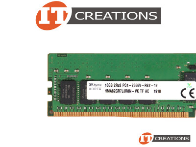 SK HYNIX 16GB PC4-21300 DDR4-2666V-R REGISTERED ECC 2RX8 CL19 288 PIN 1.20V MEMORY MODULE ( PC4-2666V-R ) video
