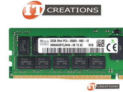 SK HYNIX 32GB PC4-21300 DDR4-2666V-R REGISTERED ECC 2RX4 CL19 1.20V MEMORY MODULE ( PC4-2666V-R ) video