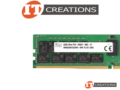 SK HYNIX 32GB PC4-23466Y-R DDR4-2933Y-R REGISTERED ECC 2RX4 CL21 288 PIN 1.20V MEMORY MODULE ( PC4-2933Y-R ) video
