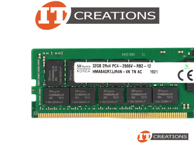 SK HYNIX 32GB PC4-21300 DDR4-2666V-R REGISTERED ECC 2RX4 CL19 1.20V MEMORY MODULE ( PC4-2666V-R ) video