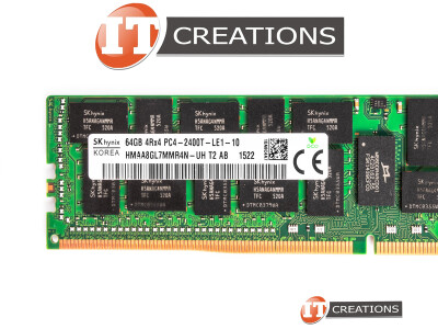SK HYNIX 64GB PC4-19200 DDR4-2400T-L LOAD REDUCED ECC 4RX4 CL17 288 PIN 1.20V MEMORY MODULE LRDIMM ( PC4-2400T-L ) video
