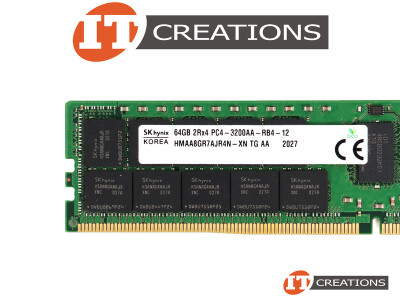 SK HYNIX 64GB PC4-25600 DDR4-3200AA-R REGISTERED ECC 2RX4 CL22 288 PIN 1.20V MEMORY MODULE ( PC4-3200AA-R ) video