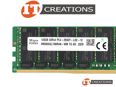 SK HYNIX 128GB PC4-23466Y-L DDR4-2933Y-L LOAD REDUCED 4DRX4 / 4RX4 CL21 288 PIN 1.20V MEMORY MODULE LRDIMM ( PC4-2933Y-L ) video
