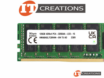 SK HYNIX 128GB PC4-25600AA-L DDR4-3200AA-L LOAD REDUCED 4DRX4 / 4RX4 CL22 288 PIN 1.20V MEMORY MODULE LRDIMM ( PC4-3200AA-L ) video