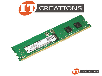SK HYNIX 16GB PC5-44800 DDR5-5600B-R REGISTERED ECC / EC8 1RX8 CL46 288 PIN 1.1V MEMORY MODULE ( PC5-5600B-R ) ( ERROR CORRECTION CODE 80 BIT ) video