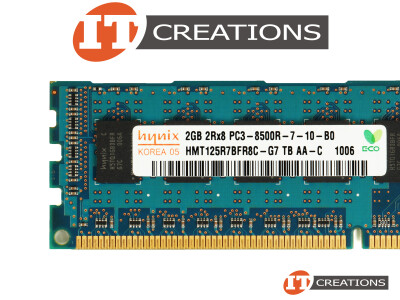HYNIX 2GB PC3-8500R DDR3-1066 REGISTERED ECC 2RX8 CL7 240 PIN 1.5V MEMORY MODULE video