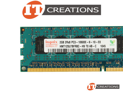 HYNIX 2GB PC3-10600E DDR3-1333 UNBUFFERED ECC 2RX8 CL9 240 PIN 1.5V MEMORY MODULE video
