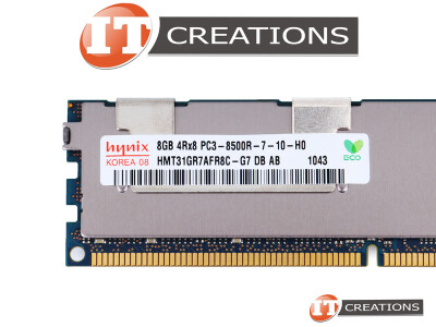 HYNIX 8GB PC3-8500R DDR3-1066 REGISTERED ECC 4RX8 CL7 240 PIN 1.5V MEMORY MODULE video
