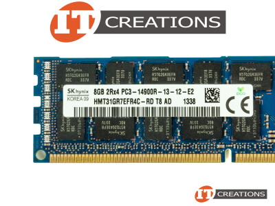 SK HYNIX 8GB PC3-14900R DDR3-1866 REGISTERED ECC CL13 240 PIN MEMORY MODULE video
