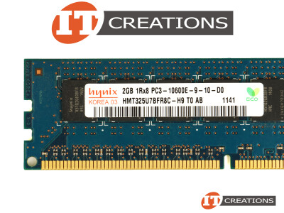 HYNIX 2GB PC3-10600E DDR3-1333 UNBUFFERED ECC 1RX8 CL9 240 PIN 1.5V MEMORY MODULE video