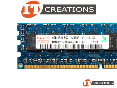 HYNIX 4GB PC3-12800R DDR3-1600 REGISTERED ECC 1RX4 CL11 240 PIN 1.5V MEMORY MODULE video