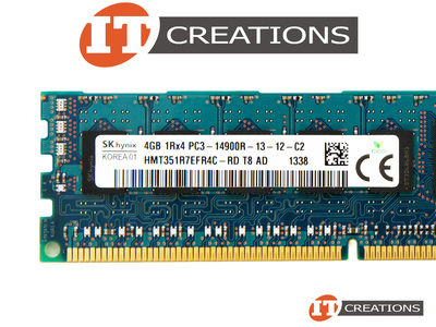 SK HYNIX 4GB PC3-14900R DDR3-1866 REGISTERED ECC 1RX4 CL13 240 PIN 1.5V MEMORY MODULE video