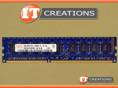 HYNIX 4GB PC3-10600E DDR3-1333 UNBUFFERED ECC 2RX8 CL9 240 PIN MEMORY video