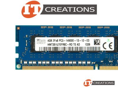 SK HYNIX 4GB PC3-14900E DDR3-1866 UNBUFFERED ECC 2RX8 CL12 240 PIN 1.5V MEMORY MODULE video