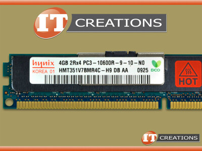 HYNIX 4GB PC3-10600R DDR3-1333 REGISTERED ECC 2RX4 CL9 240 PIN 1.5V VERY LOW PROFILE MEMORY MODULE VLP video