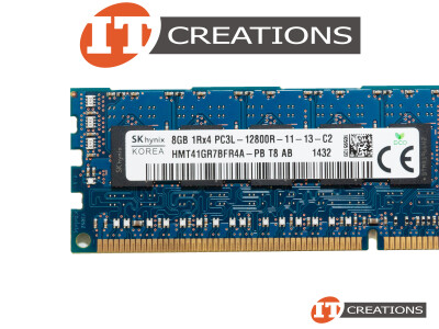 SK HYNIX 8GB PC3L-12800R DDR3-1600 REGISTERED ECC 1RX4 CL11 240 PIN 1.35V LOW VOLTAGE MEMORY MODULE video