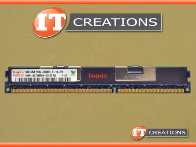 HYNIX 8GB PC3L-8500R DDR3-1066 REGISTERED ECC 4RX8 CL7 240 PIN 1.35V LOW VOLTAGE VERY LOW PROFILE MEMORY MODULE VLP video